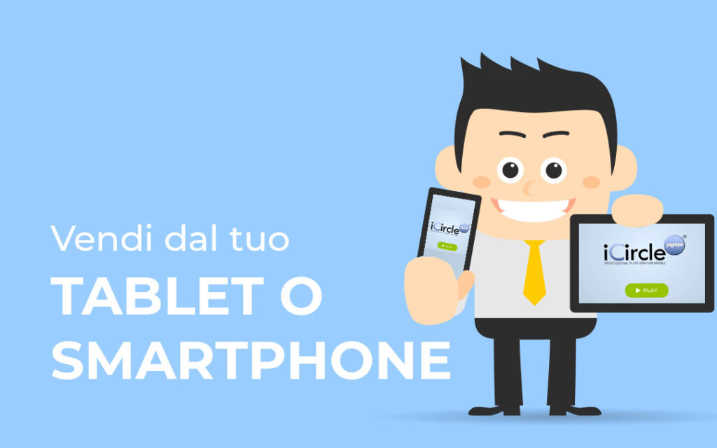 Vendi con tablet/smartphone catalogo prodotti iPad/Android