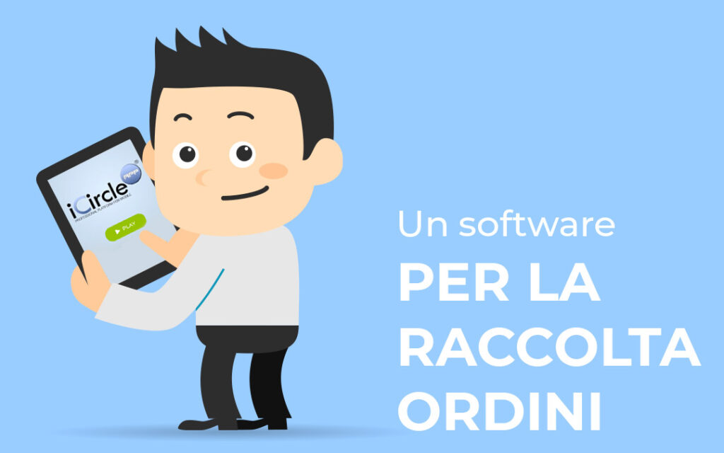 Software raccolta ordini su tablet semplice, intuitivo e personalizzabile